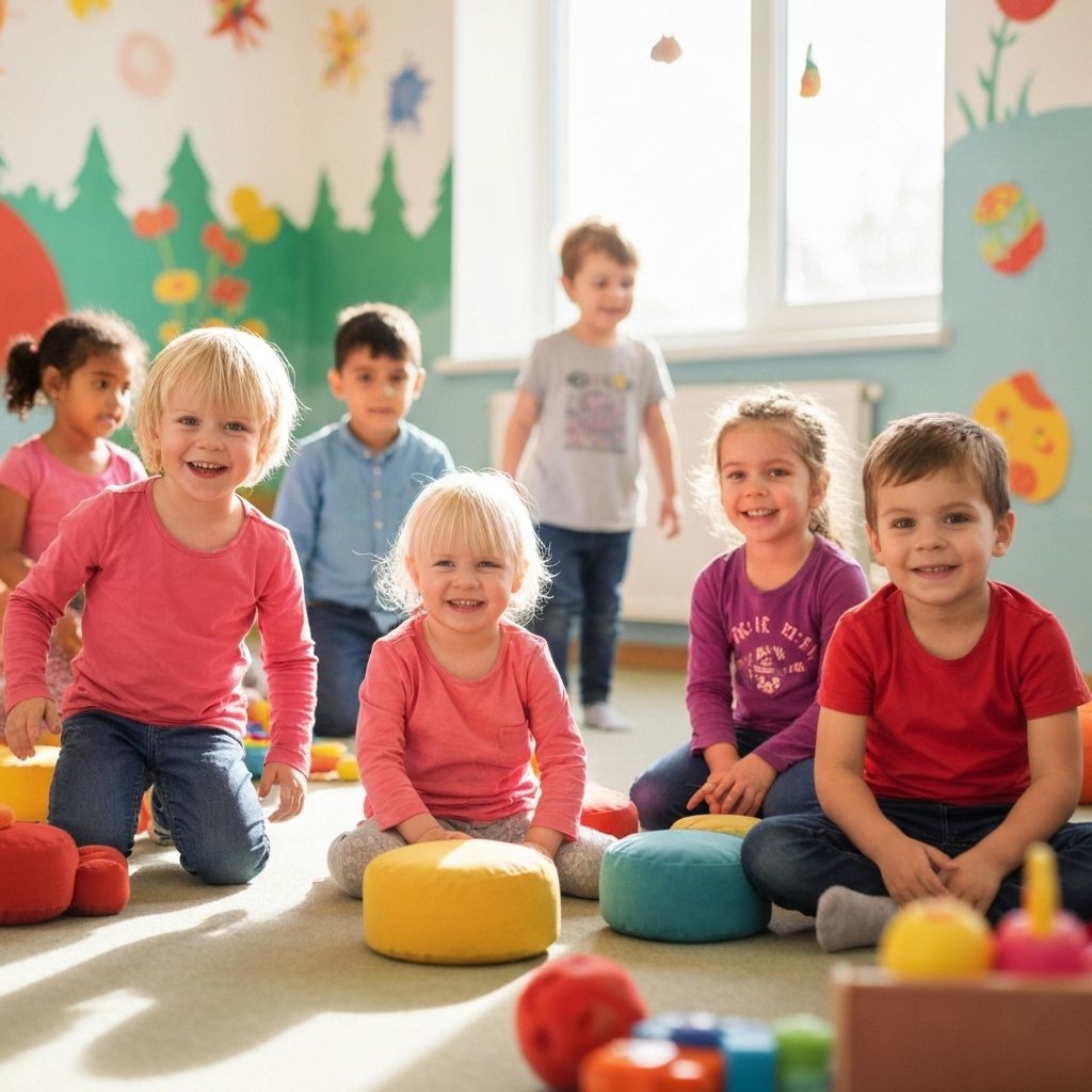 Children in a welcoming environment